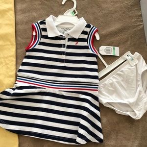 Nautica dress with diaper cover